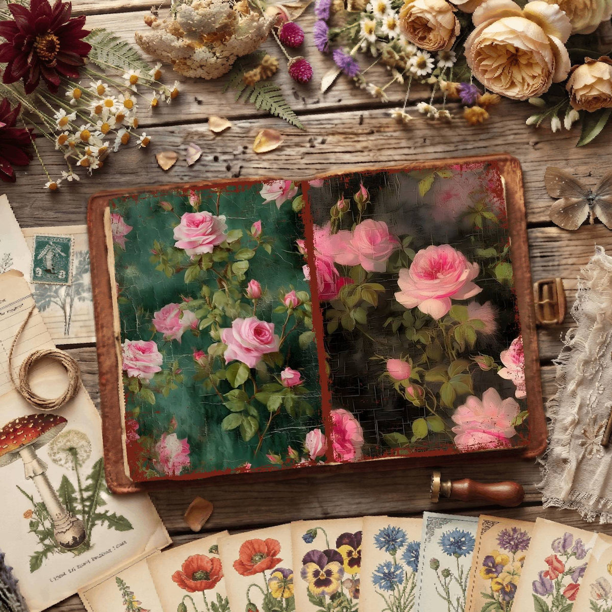 Floral Digital Papers