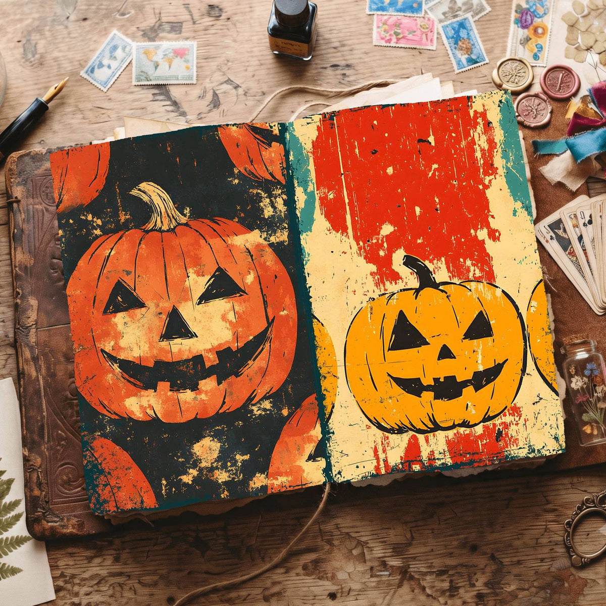 Halloween Digital Papers