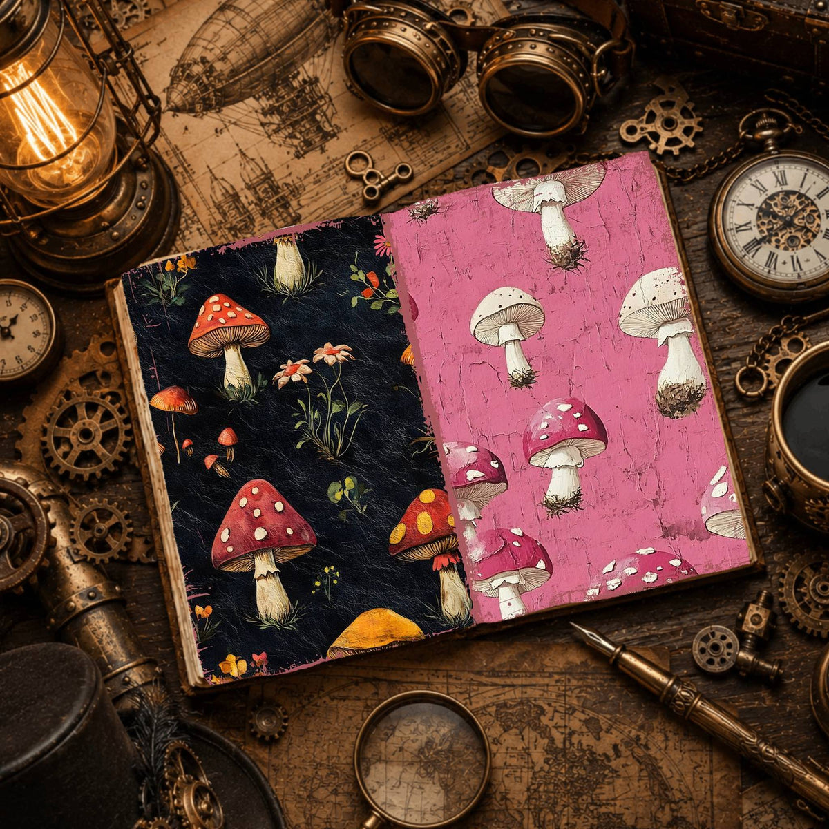 Mushroom Digital Papers