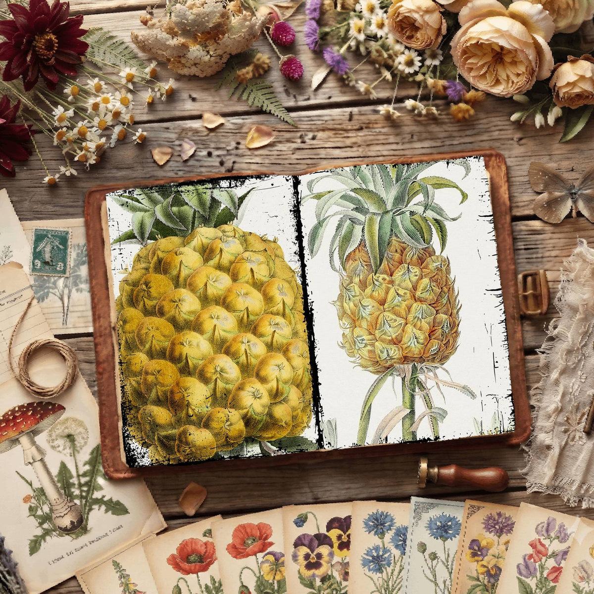 Botanical Illustrations Digital Papers
