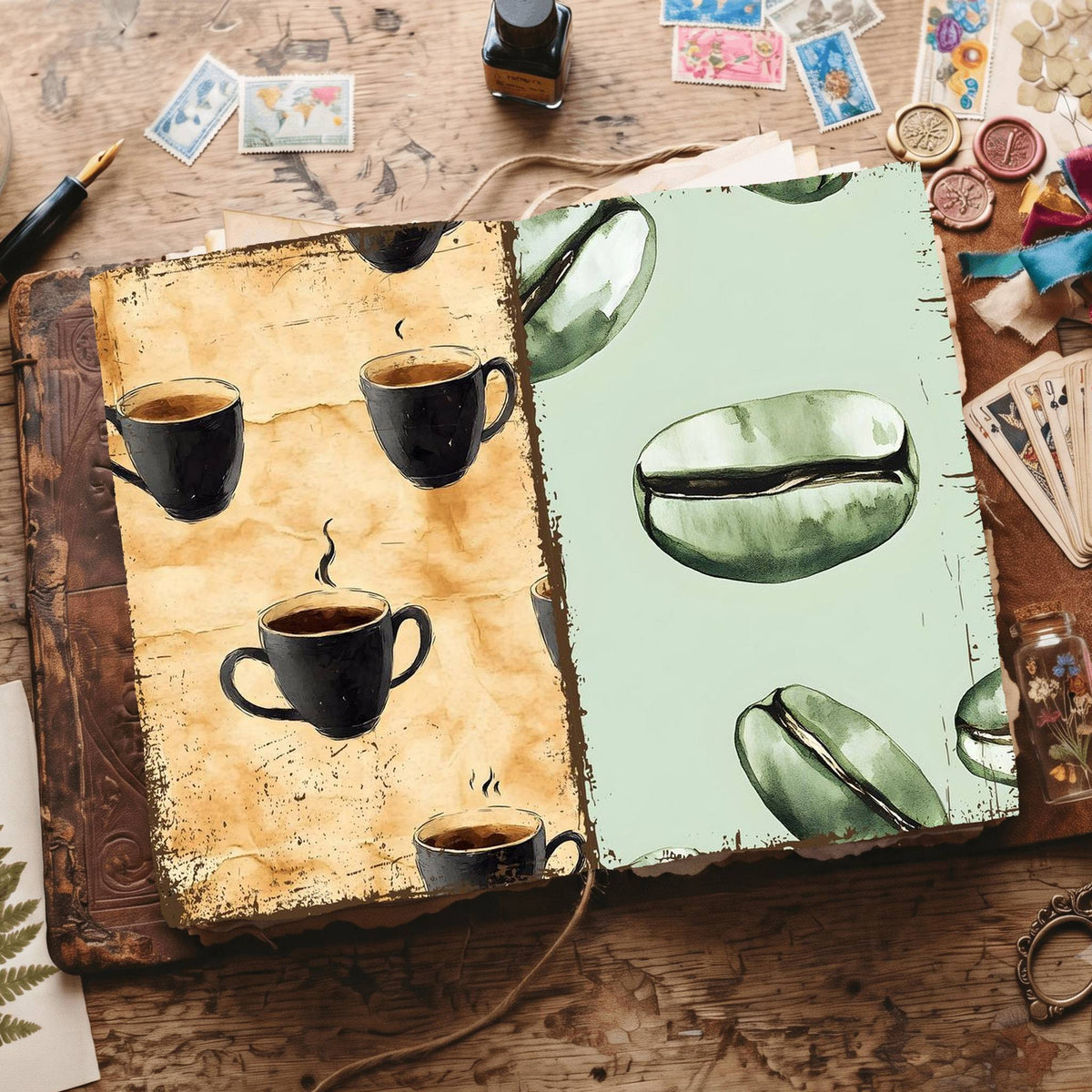 Coffee Digital Papers