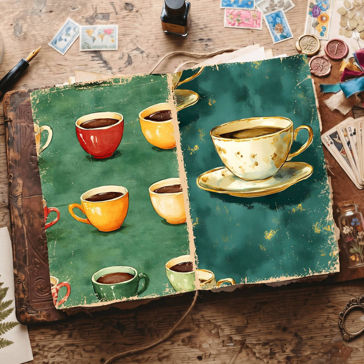 Coffee Digital Papers