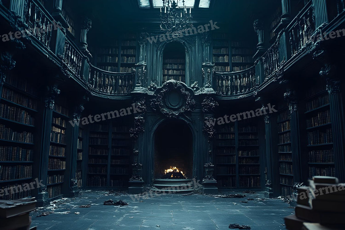 Dark Academia Study Backdrop Images