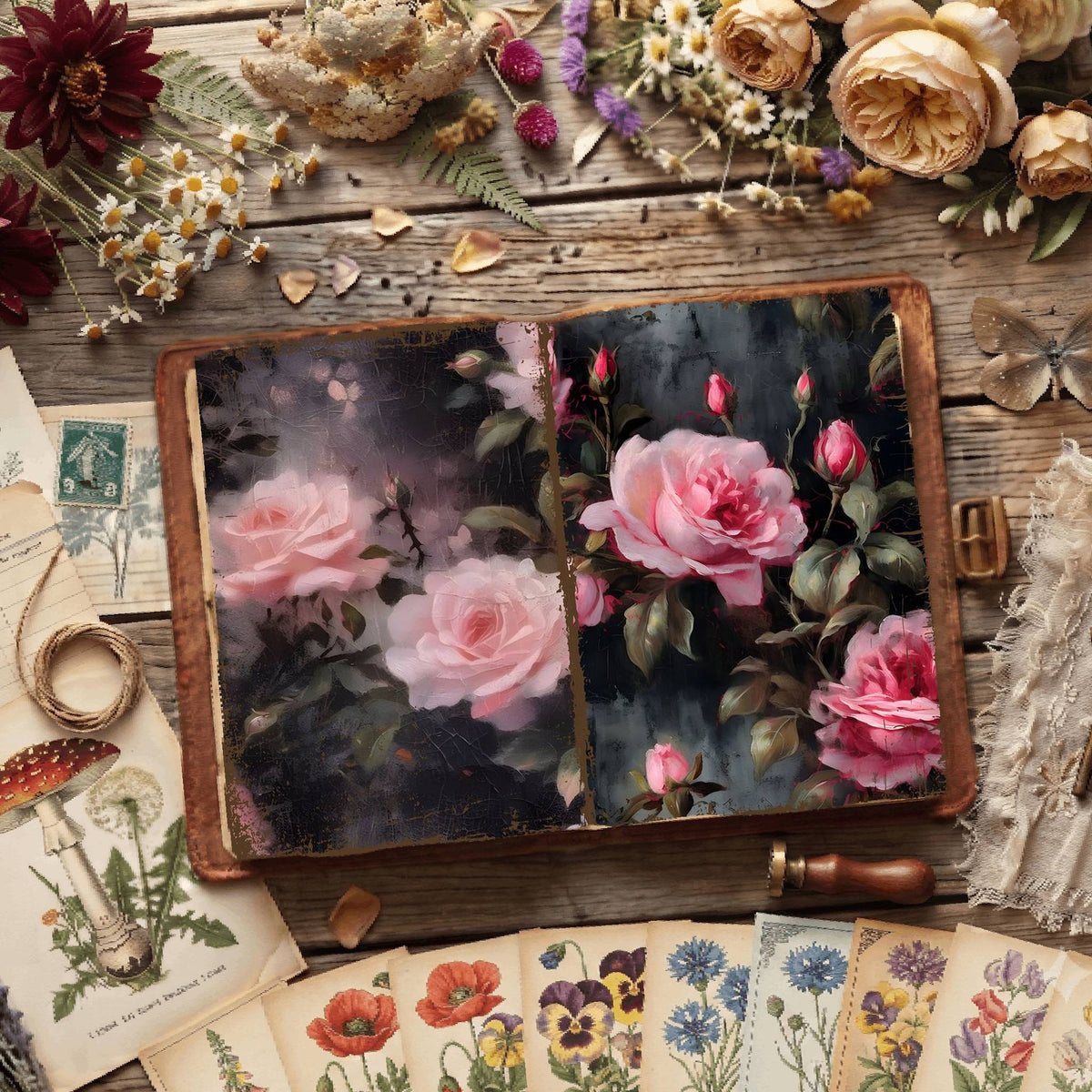 Floral Digital Papers