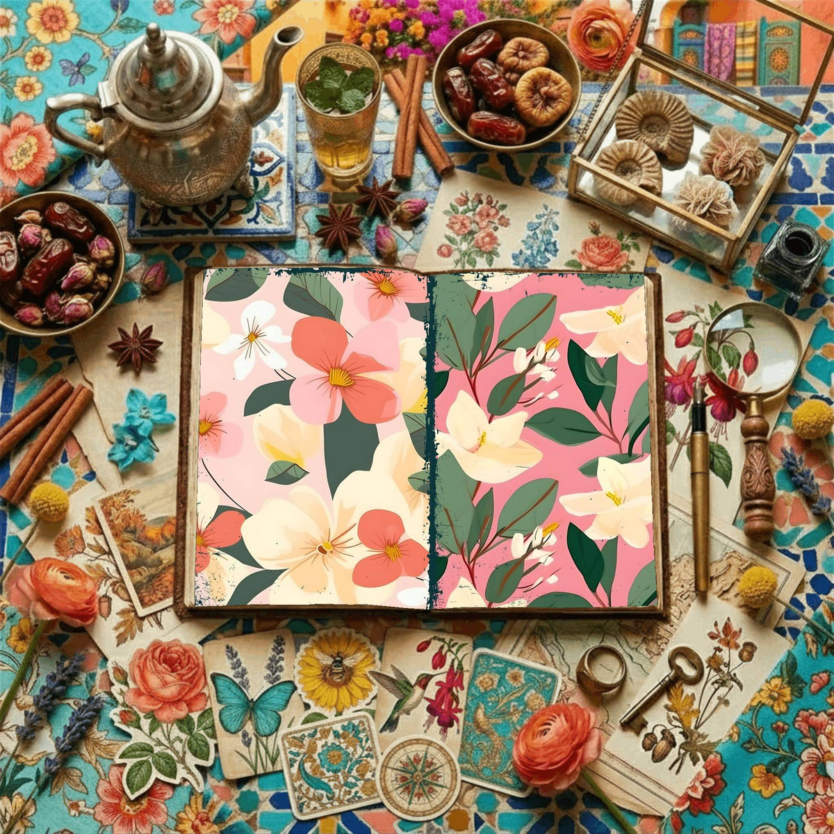 Floral Digital Papers