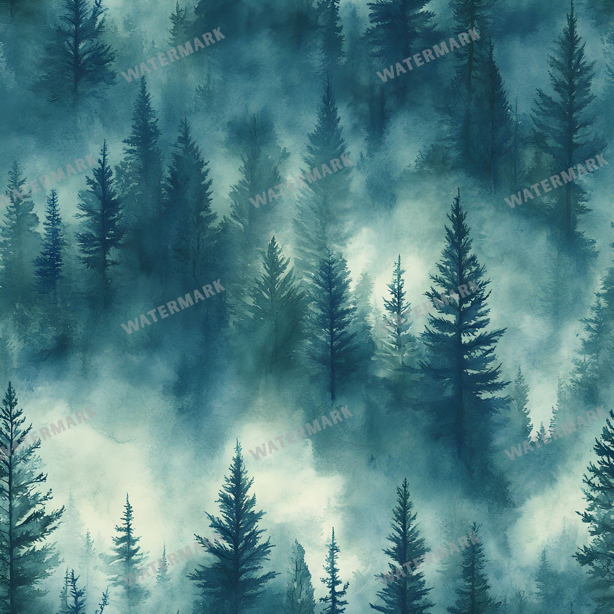 Forest Seamless Pattern