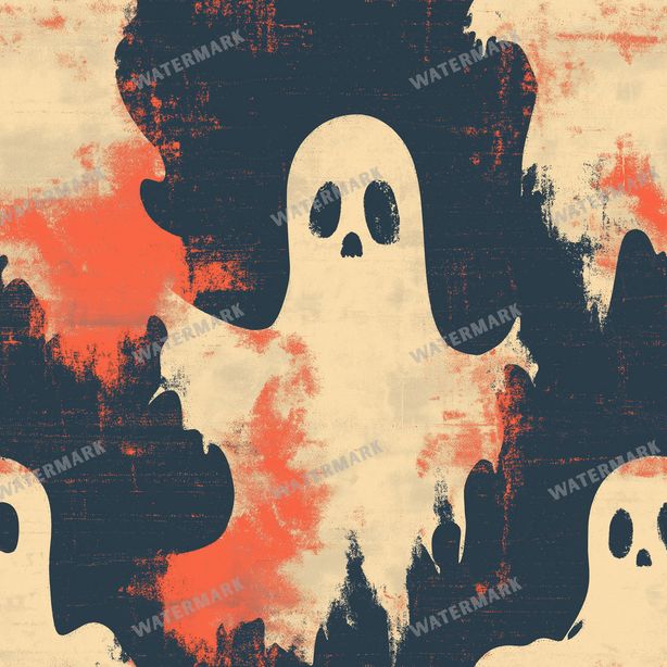 Halloween Seamless Pattern