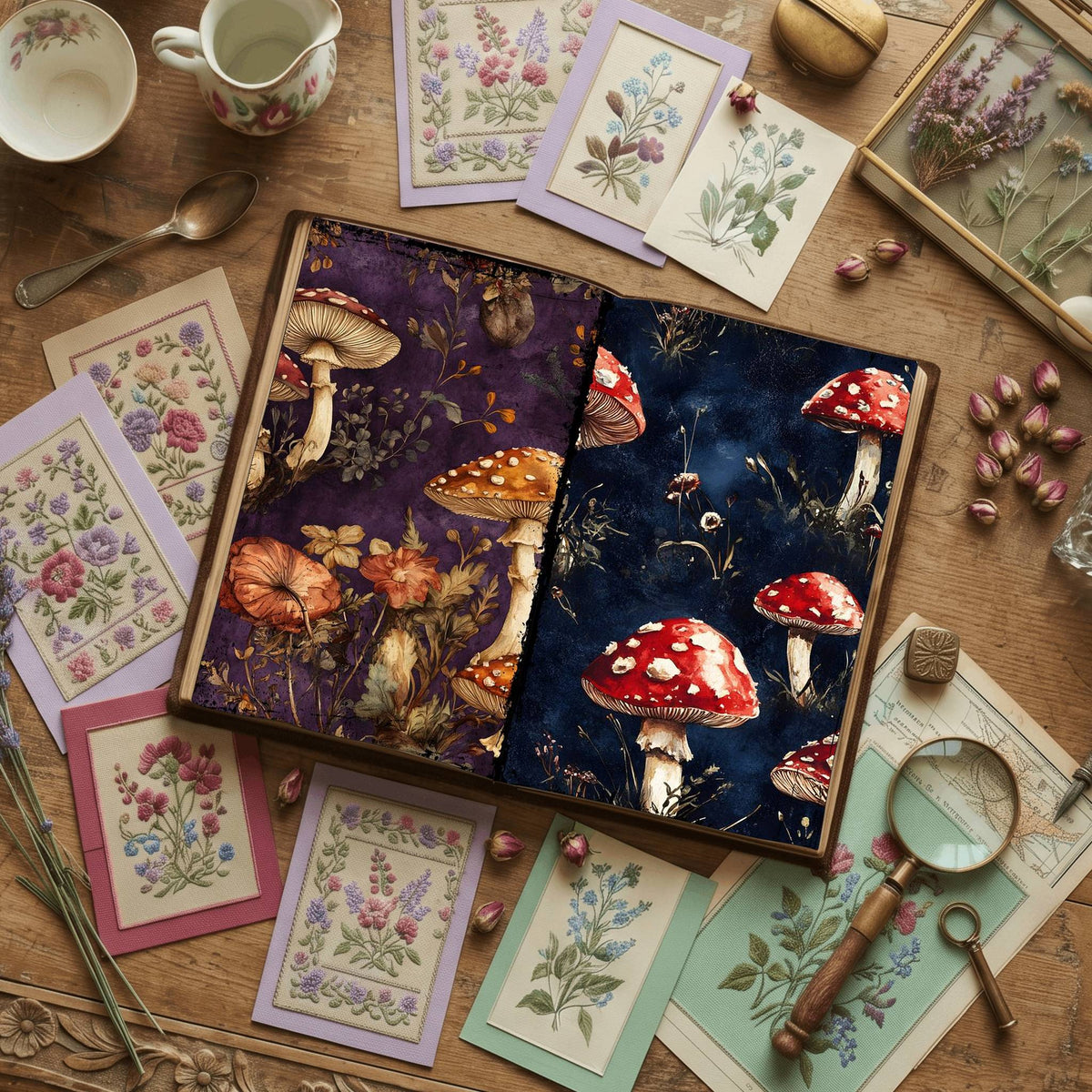 Mushroom Digital Papers
