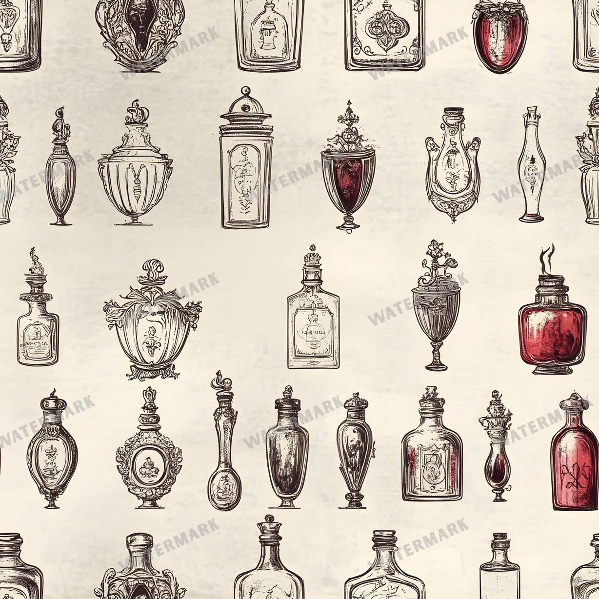 Witchcraft Seamless Pattern
