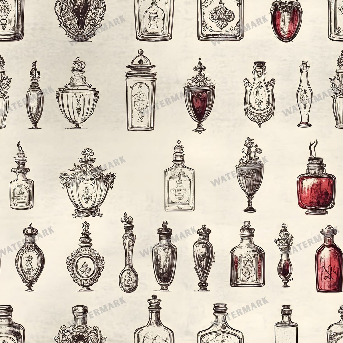 Witchcraft Seamless Pattern
