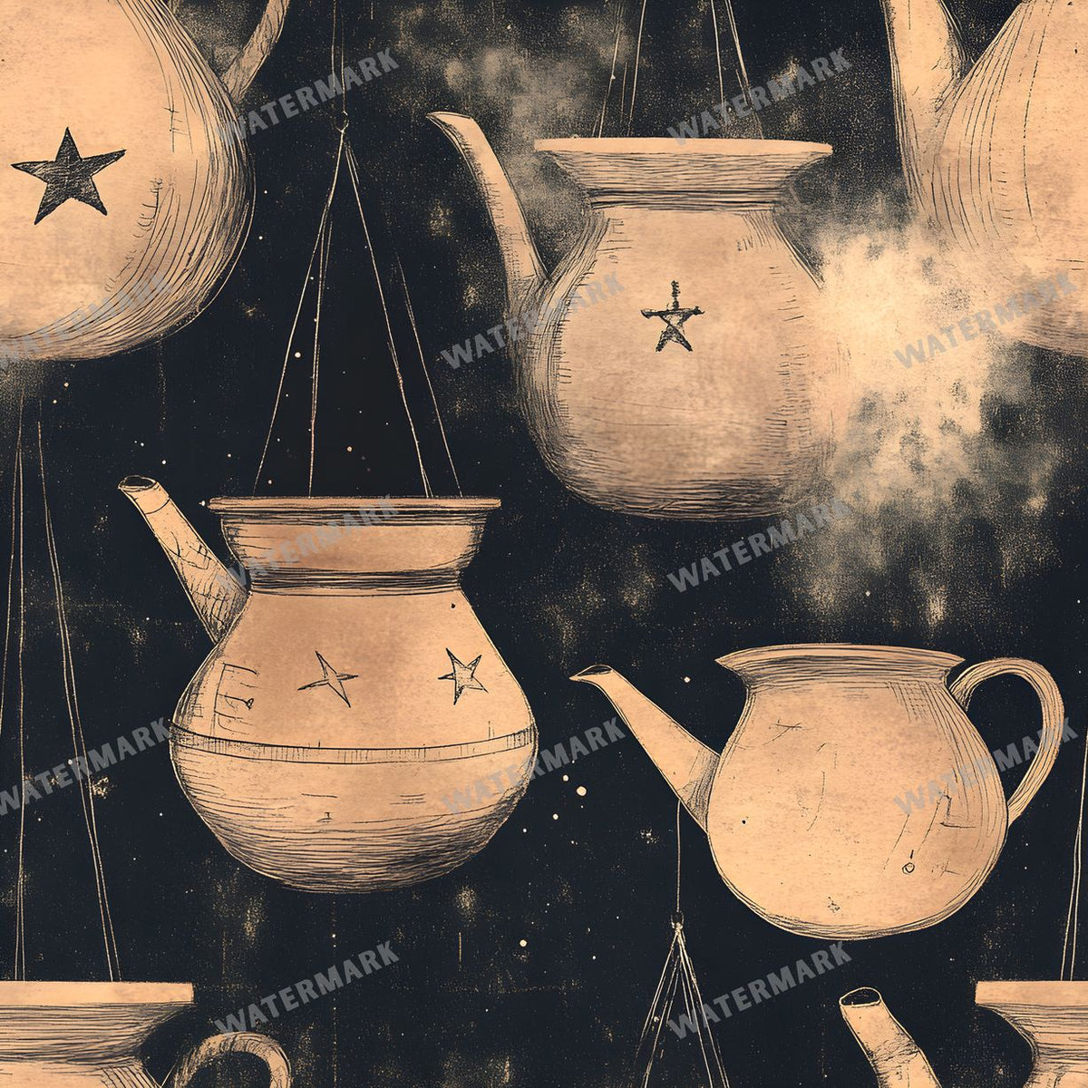 Witchcraft Seamless Pattern