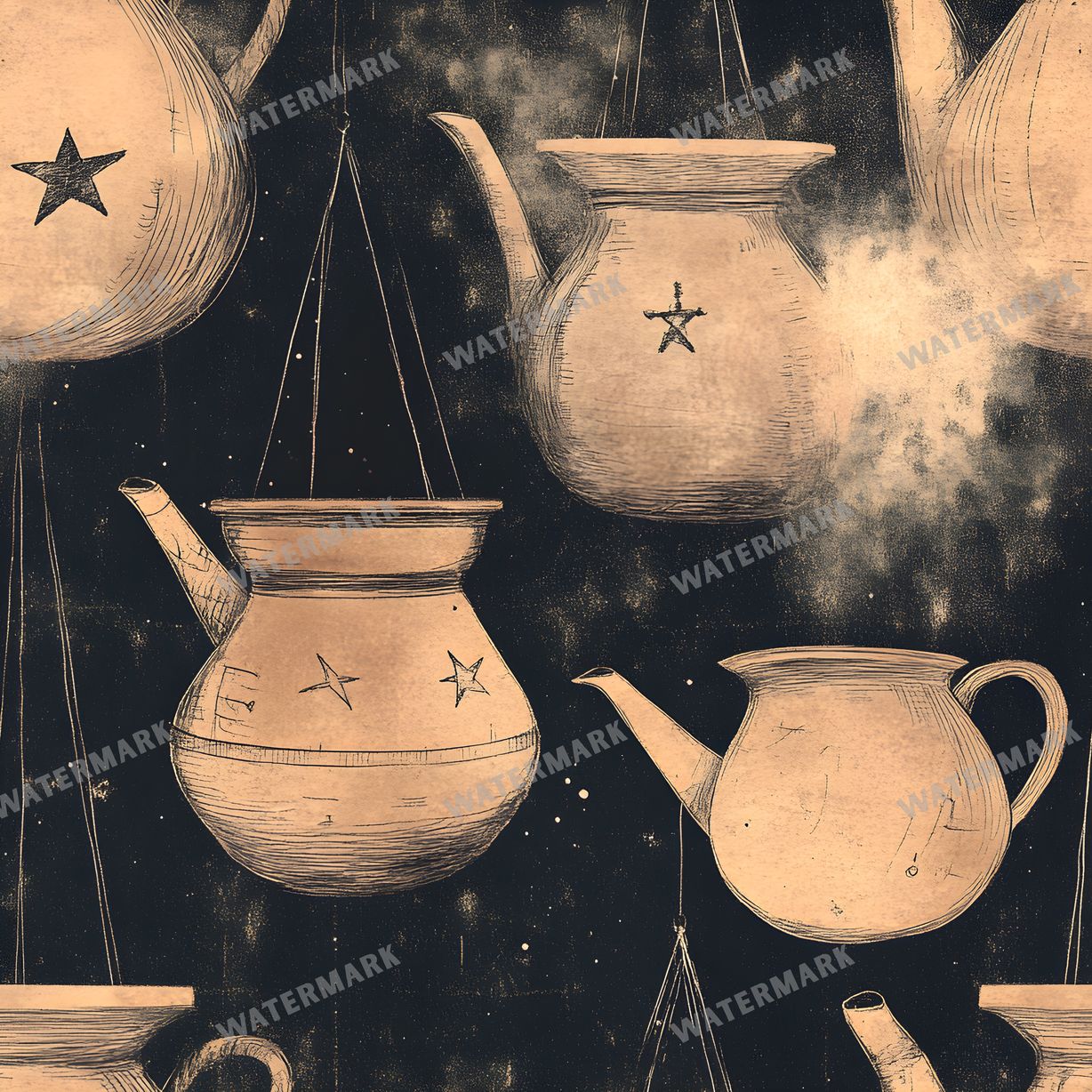 Witchcraft Seamless Pattern