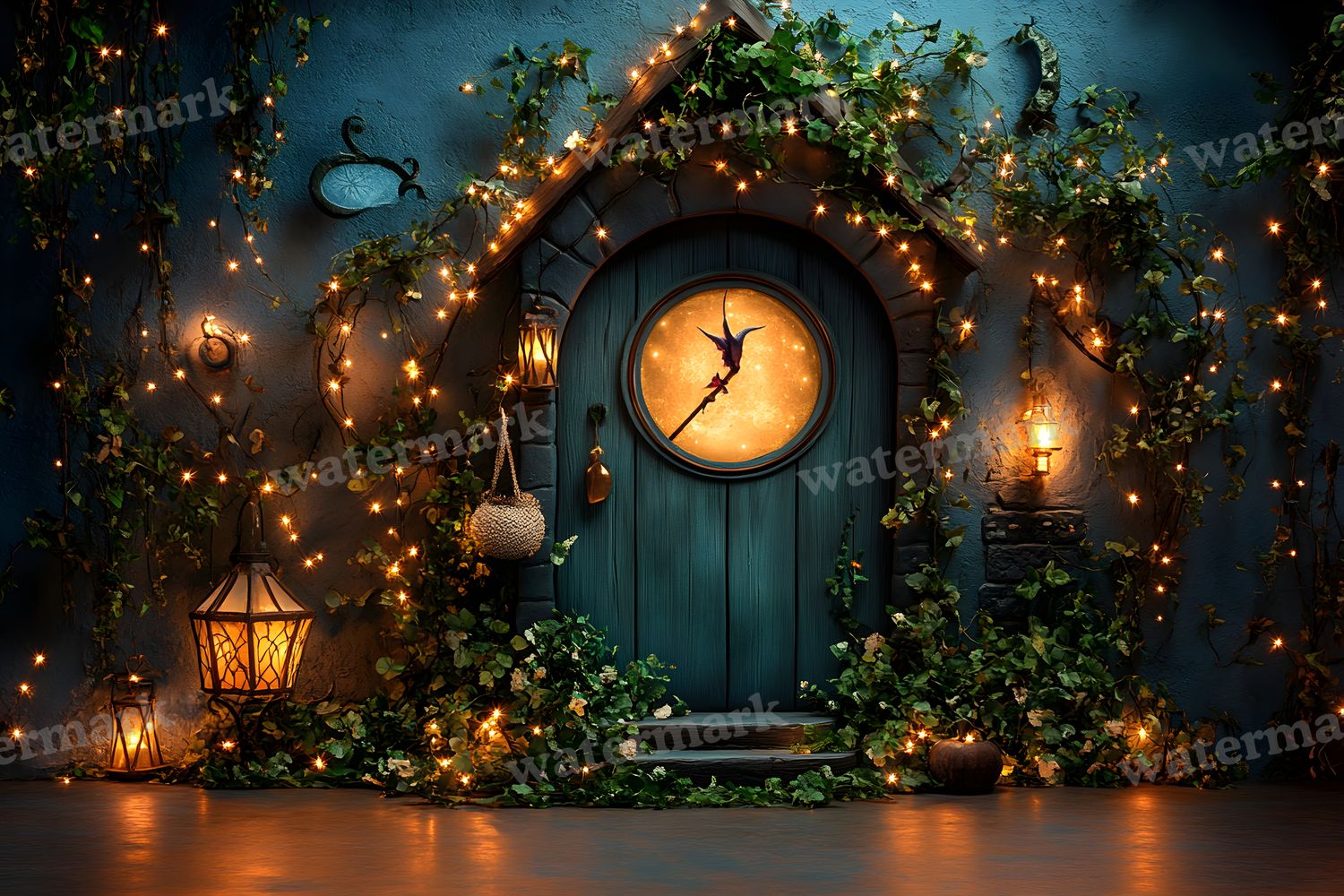 Witchs Hut Backdrop Images