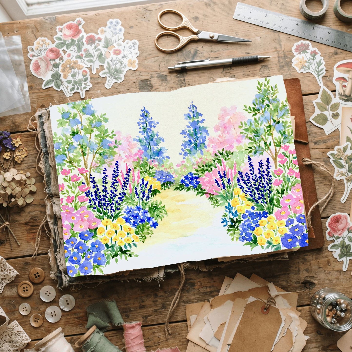 Soft Impressionist Landscape Painting