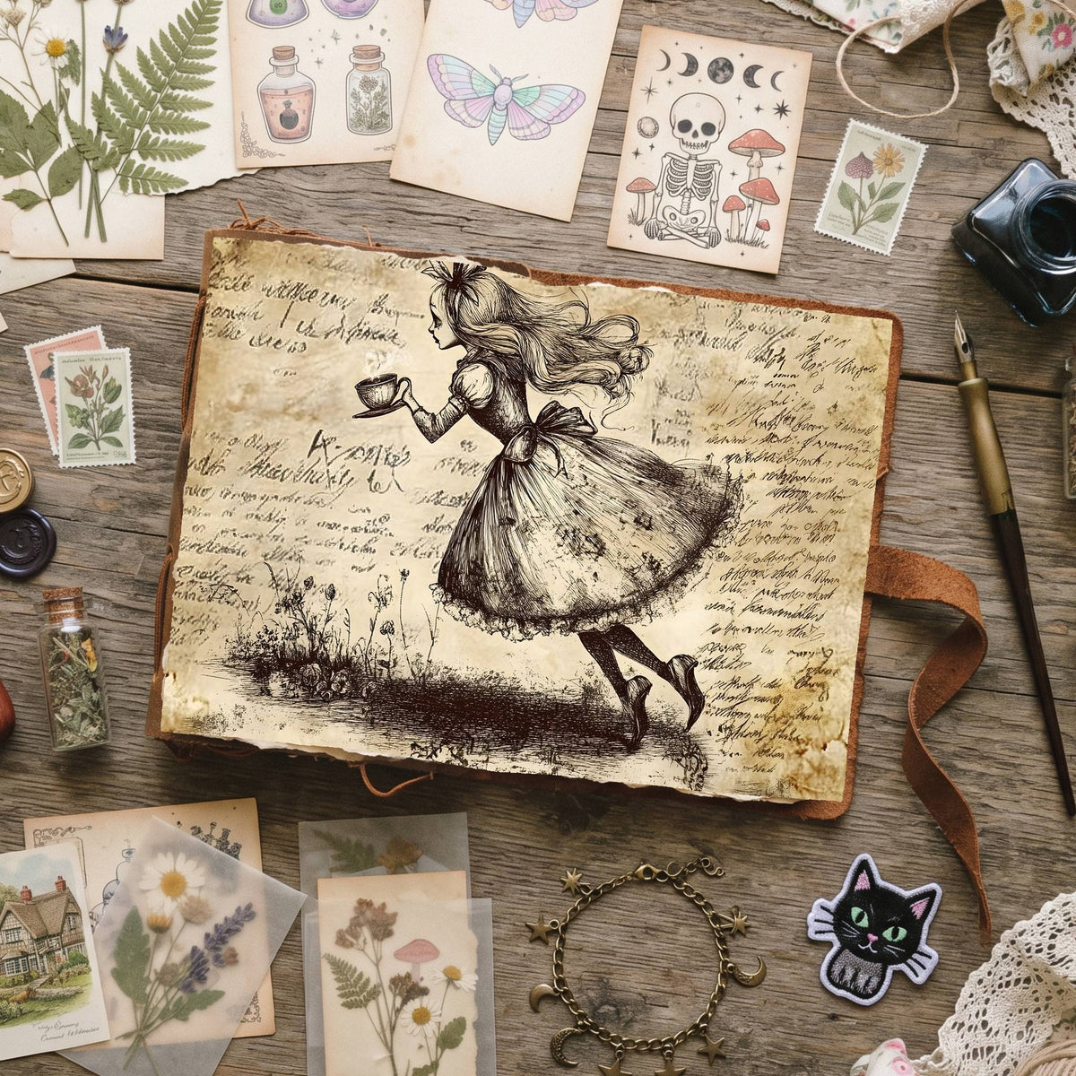 Alice In Wonderland Digital Papers