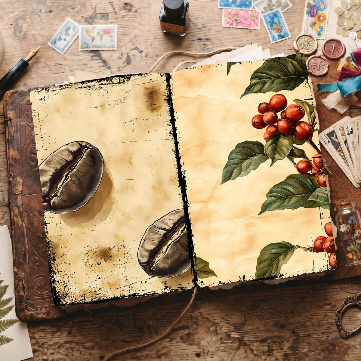 Coffee Digital Papers