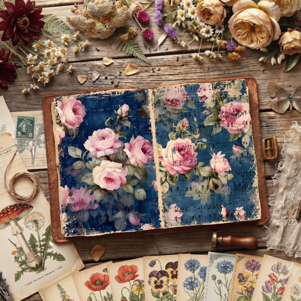 Floral Digital Papers