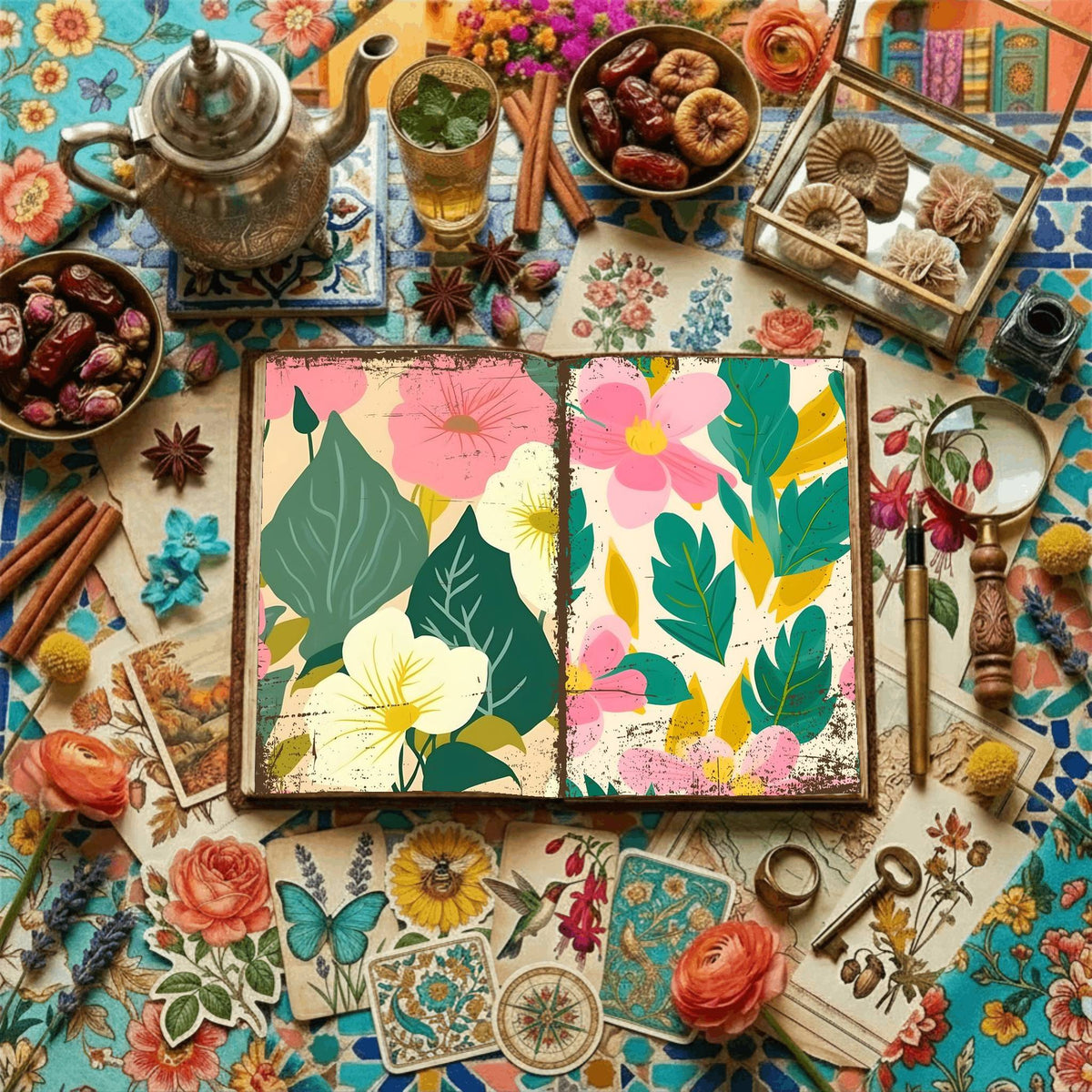 Floral Digital Papers