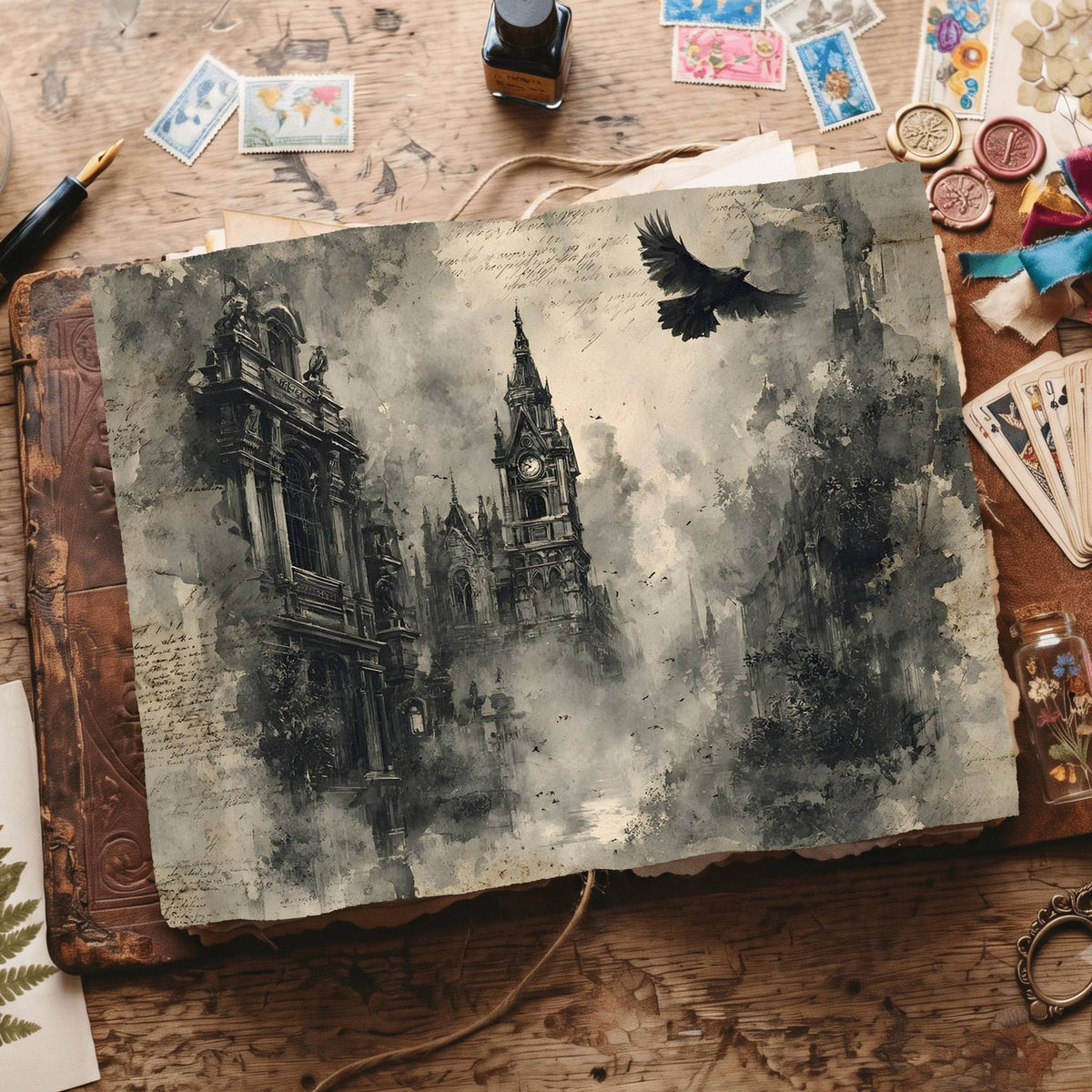 Gothic Digital Papers