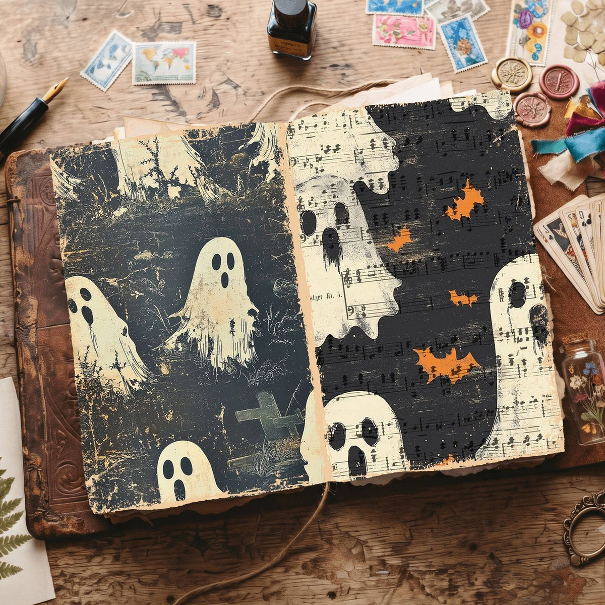 Halloween Digital Papers