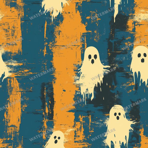 Halloween Seamless Pattern