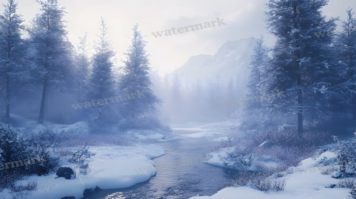 Winter Snow Backdrop Images