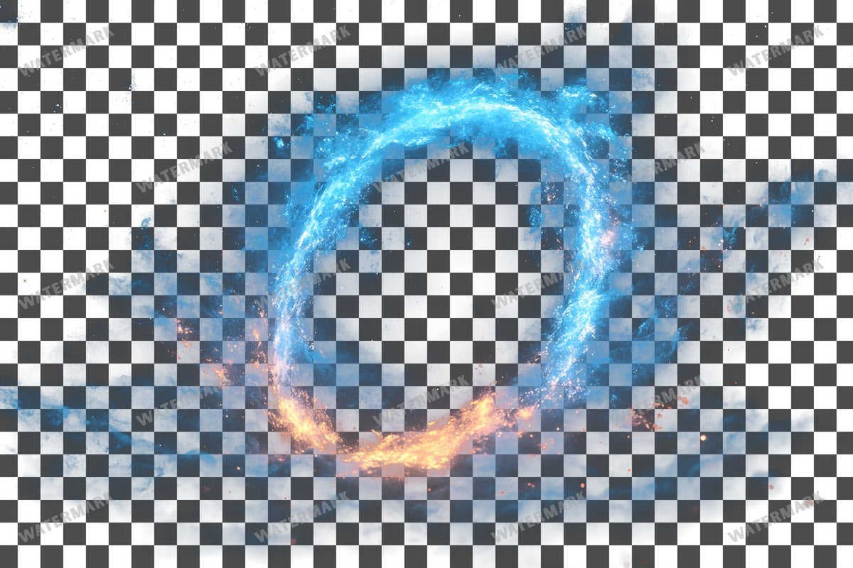 Witch Portal PNG overlay on a transparent checkered background, preview 58