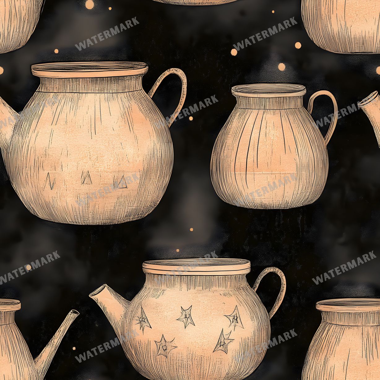 Witchcraft Seamless Pattern