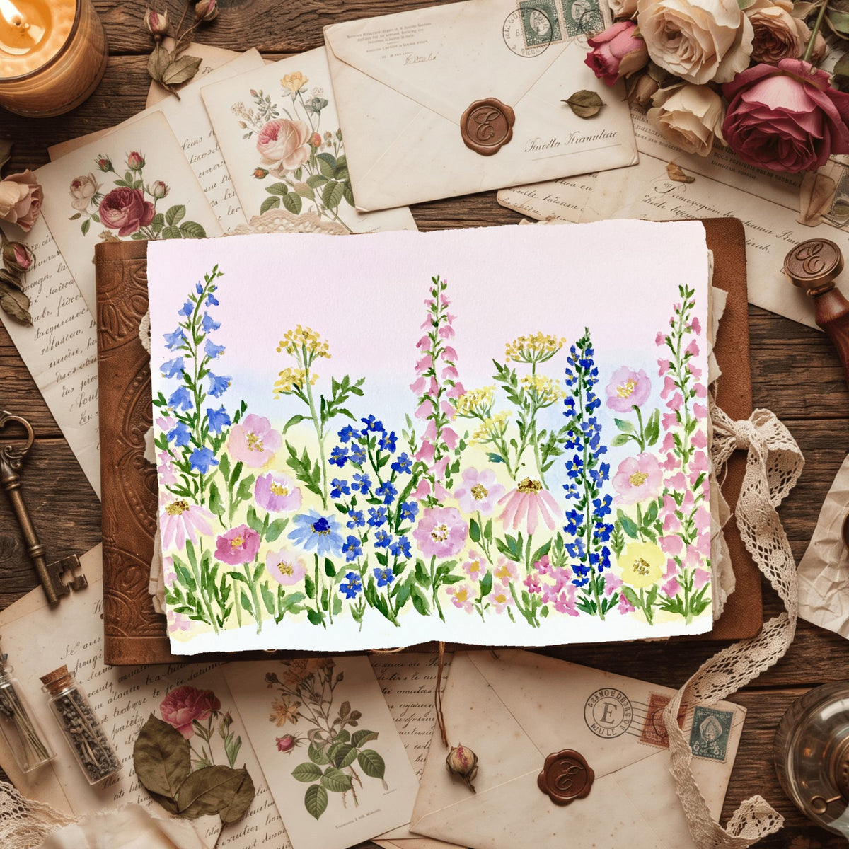 Soft Impressionist Landscape Painting