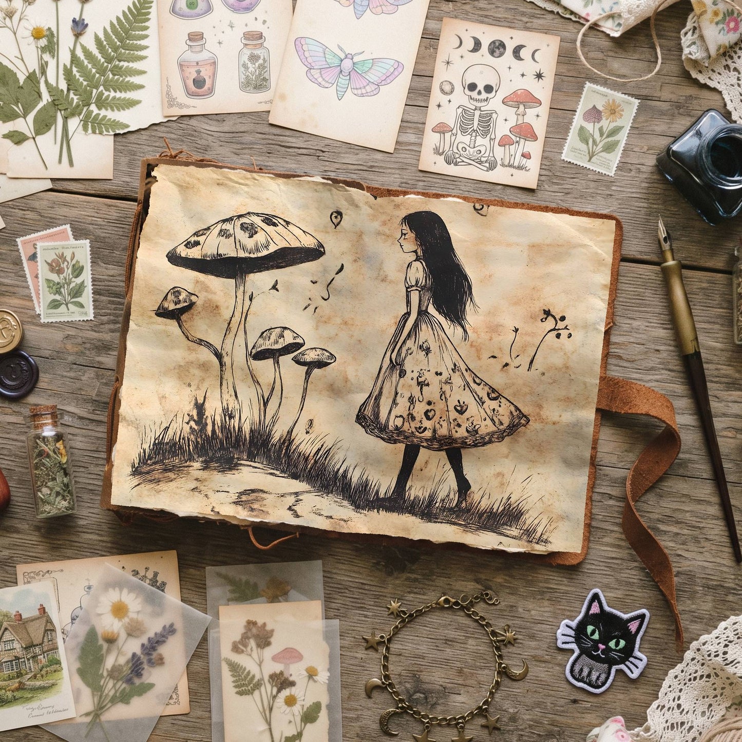 Alice In Wonderland Digital Papers