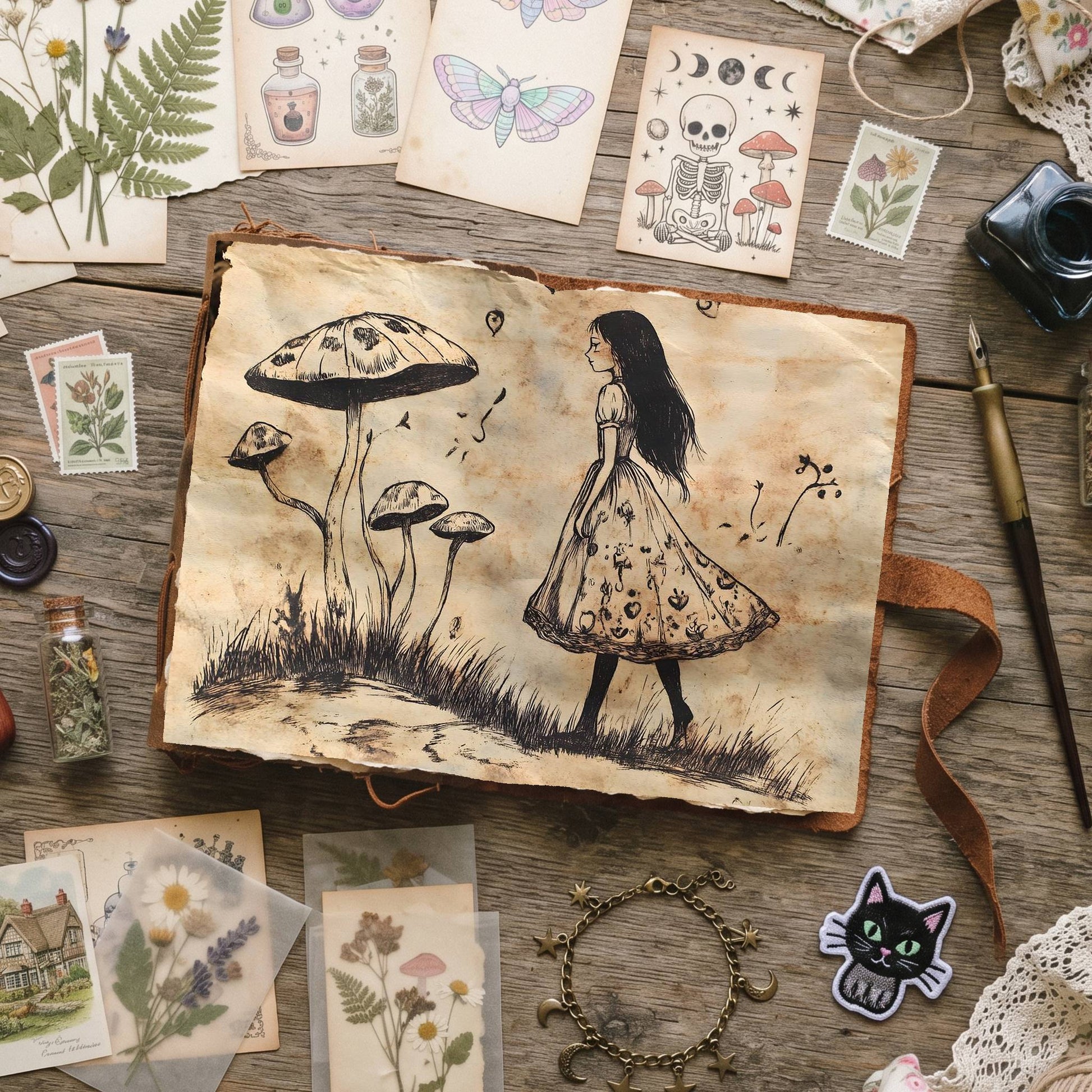 Alice In Wonderland Digital Papers