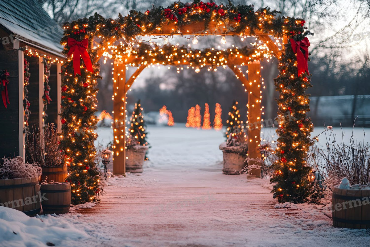 Classic Christmas Backdrop Images