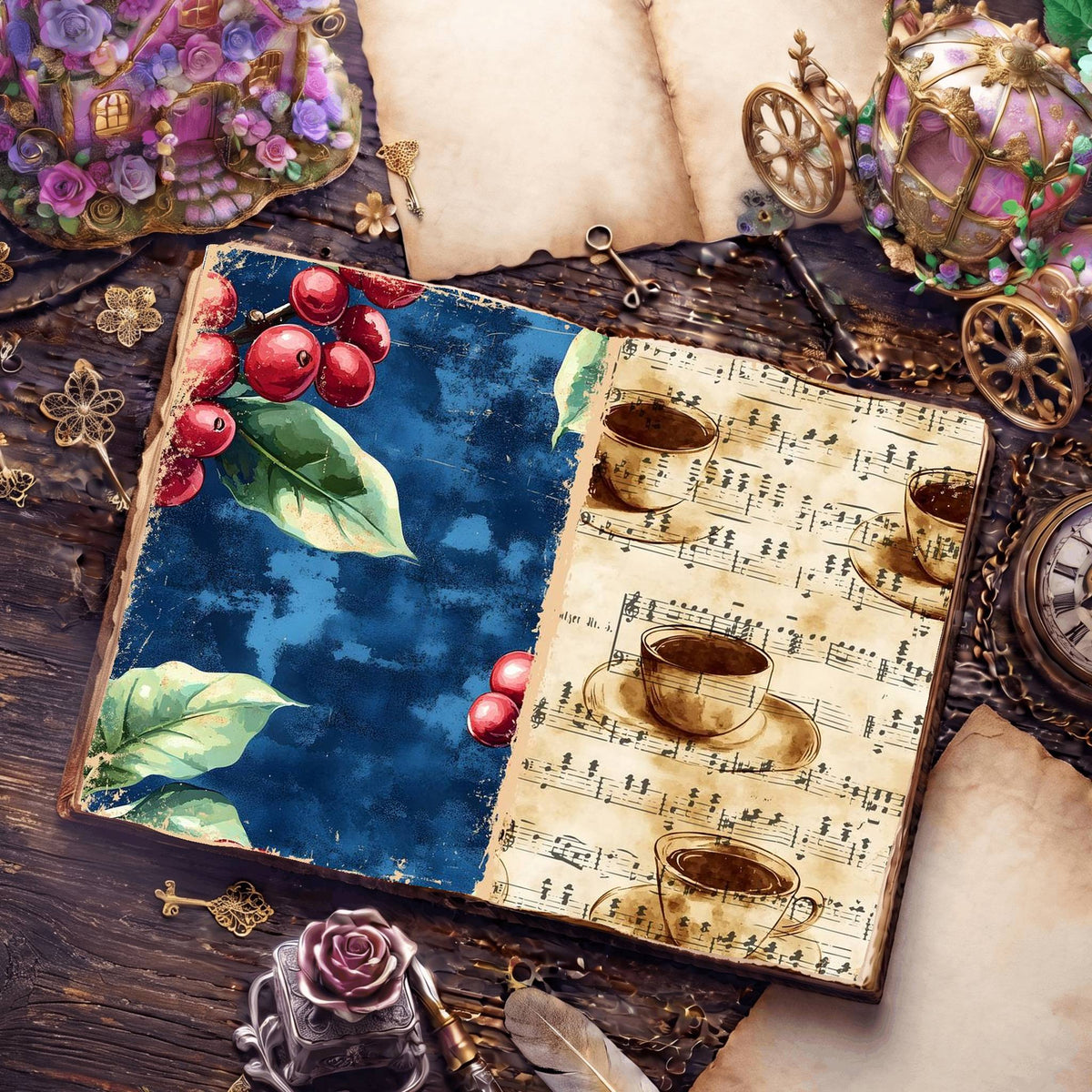Coffee Digital Papers