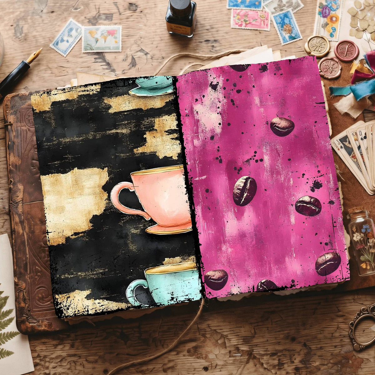 Coffee Digital Papers