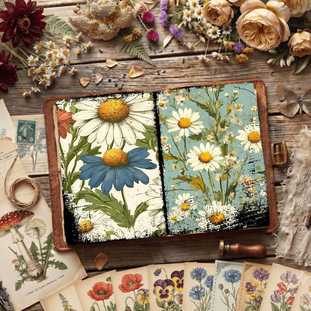 Floral Digital Papers