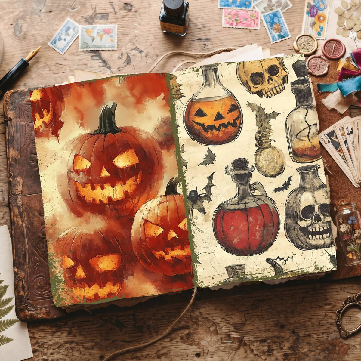Halloween Digital Papers