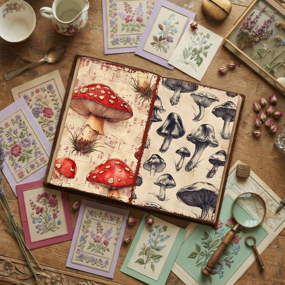 Mushroom Digital Papers