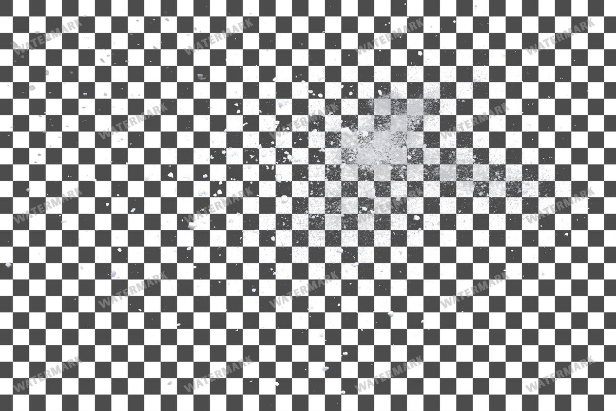 Snowflake Flurry Overlay Swirling Flakes