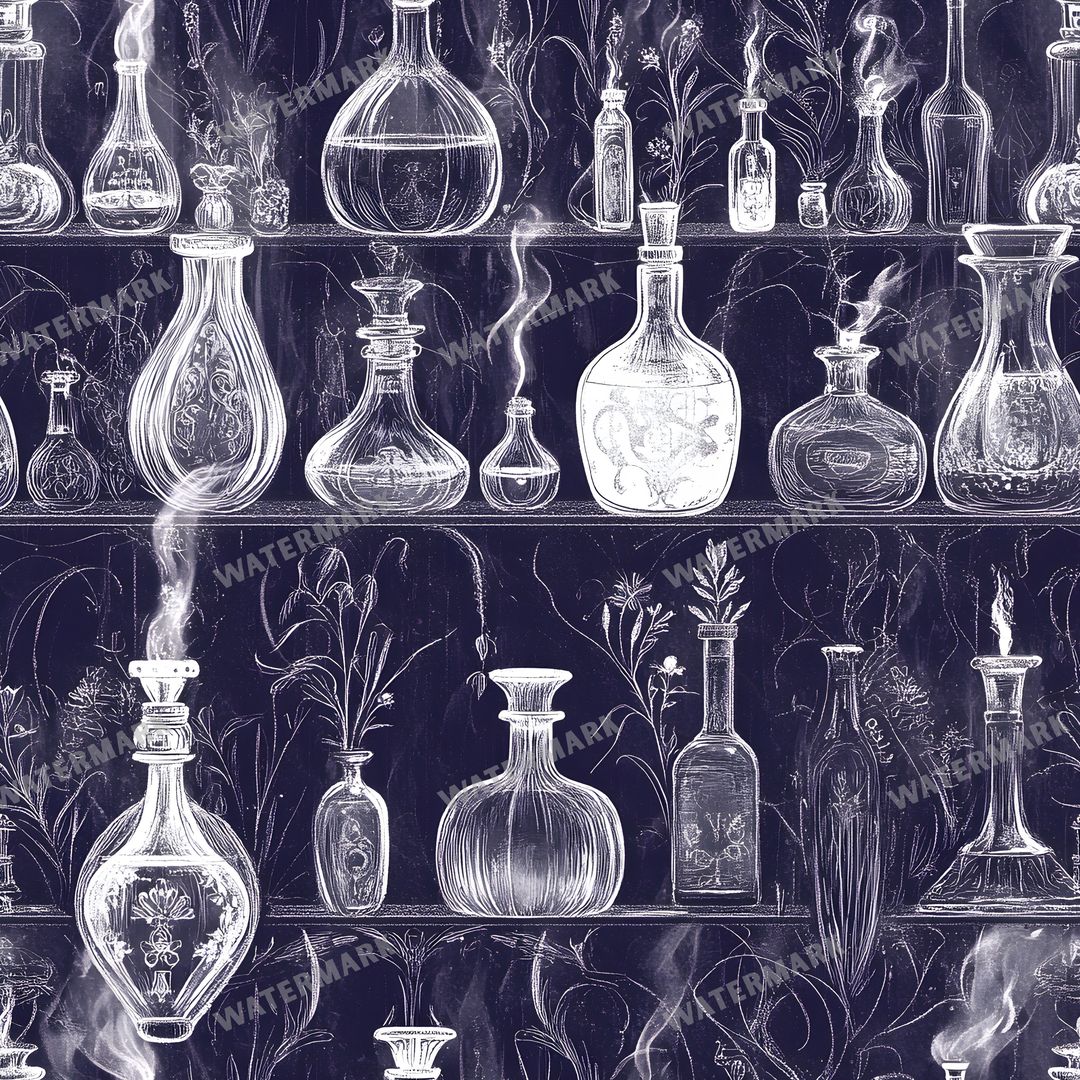 Witchcraft Seamless Pattern