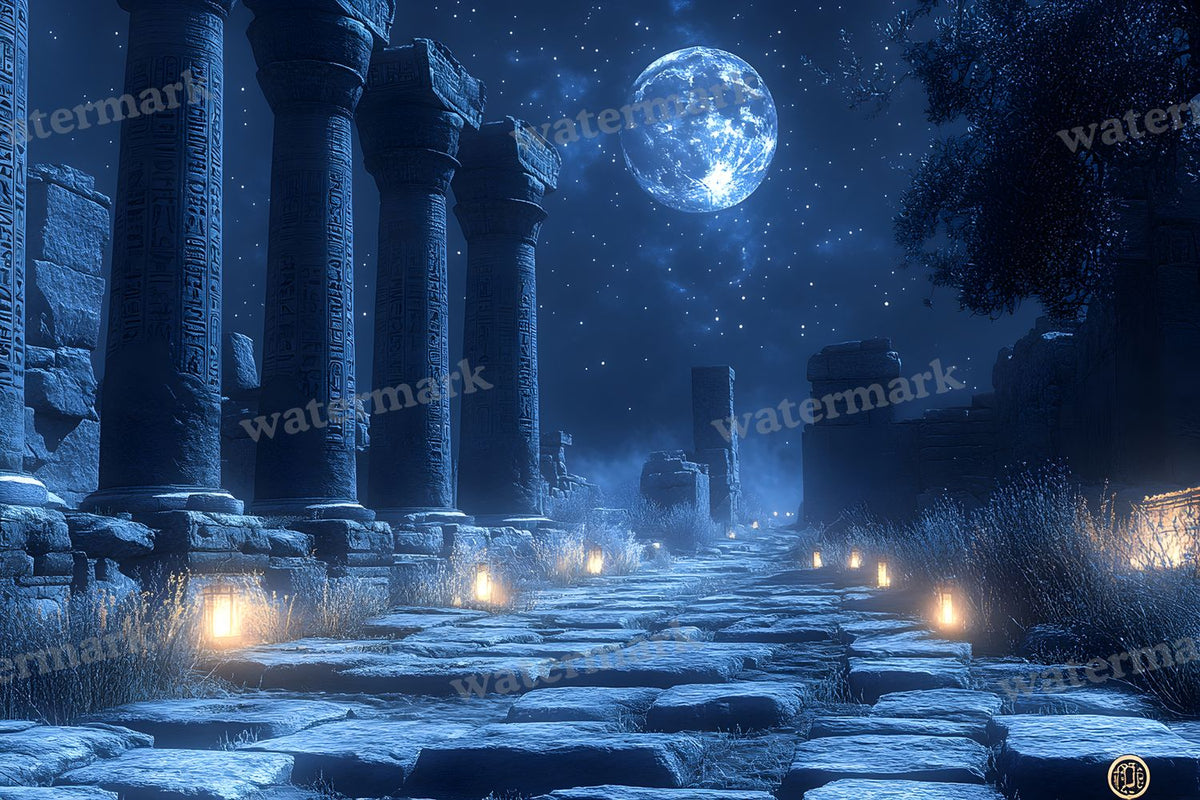 Ancient Egyptian Night Backdrop Images