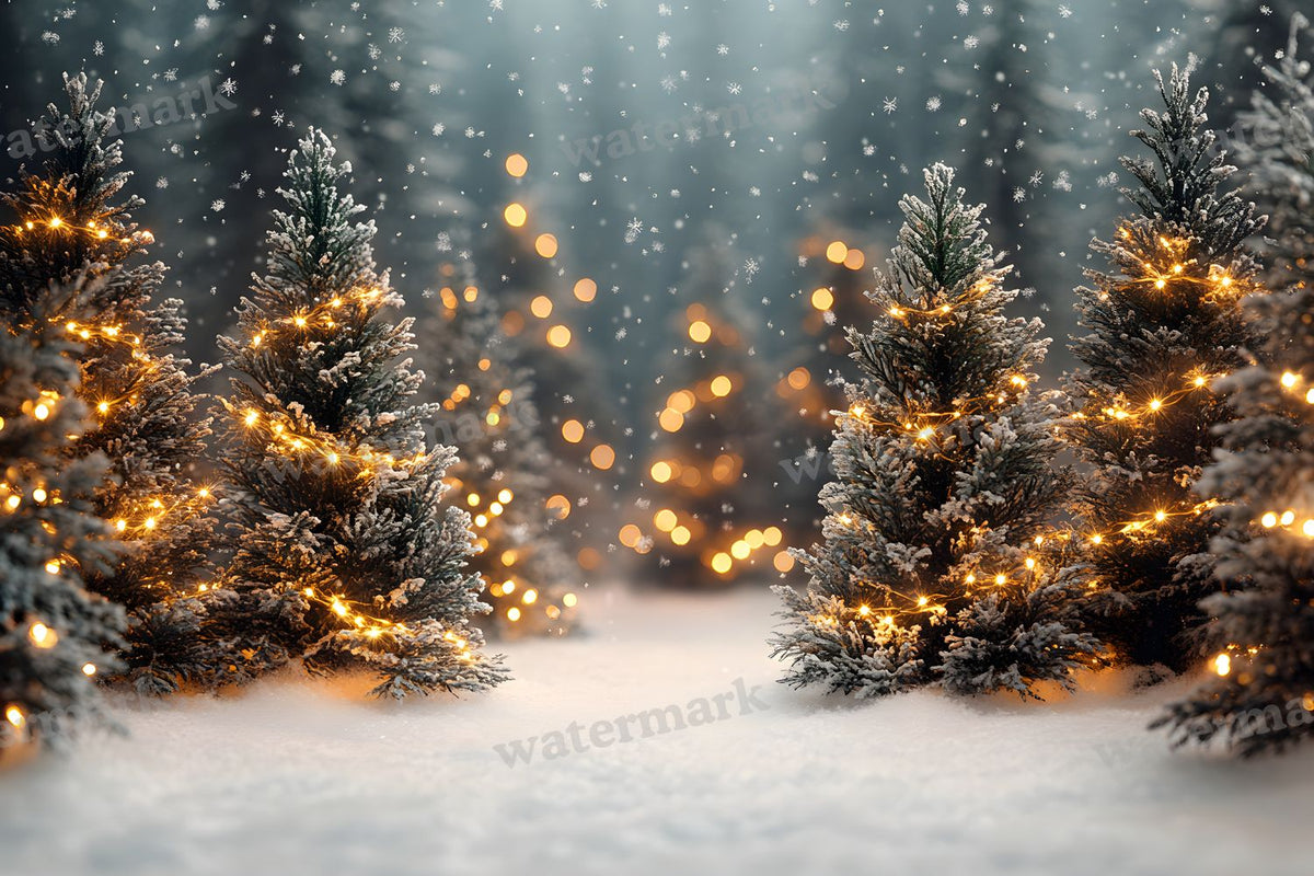 Snowy Forest Backdrop Images