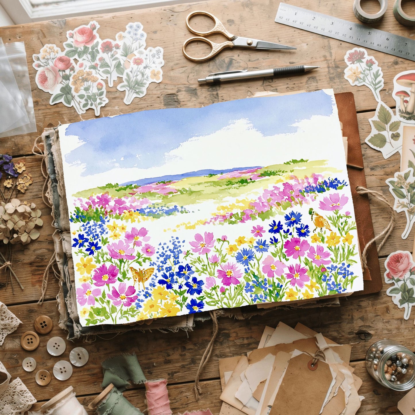 Soft Impressionist Landscape Painting