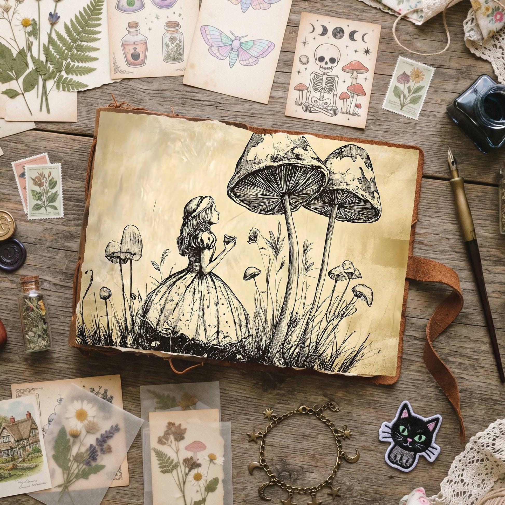 Alice In Wonderland Digital Papers