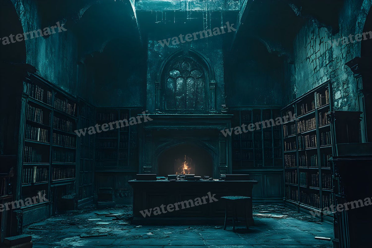 Dark Academia Study Backdrop Images