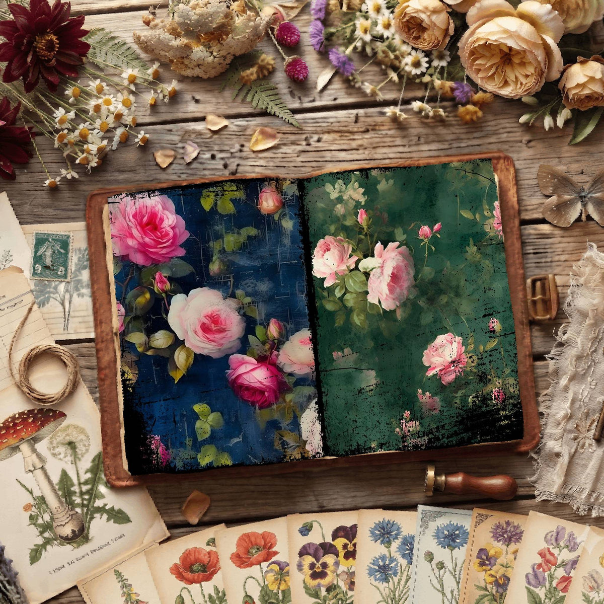 Floral Digital Papers