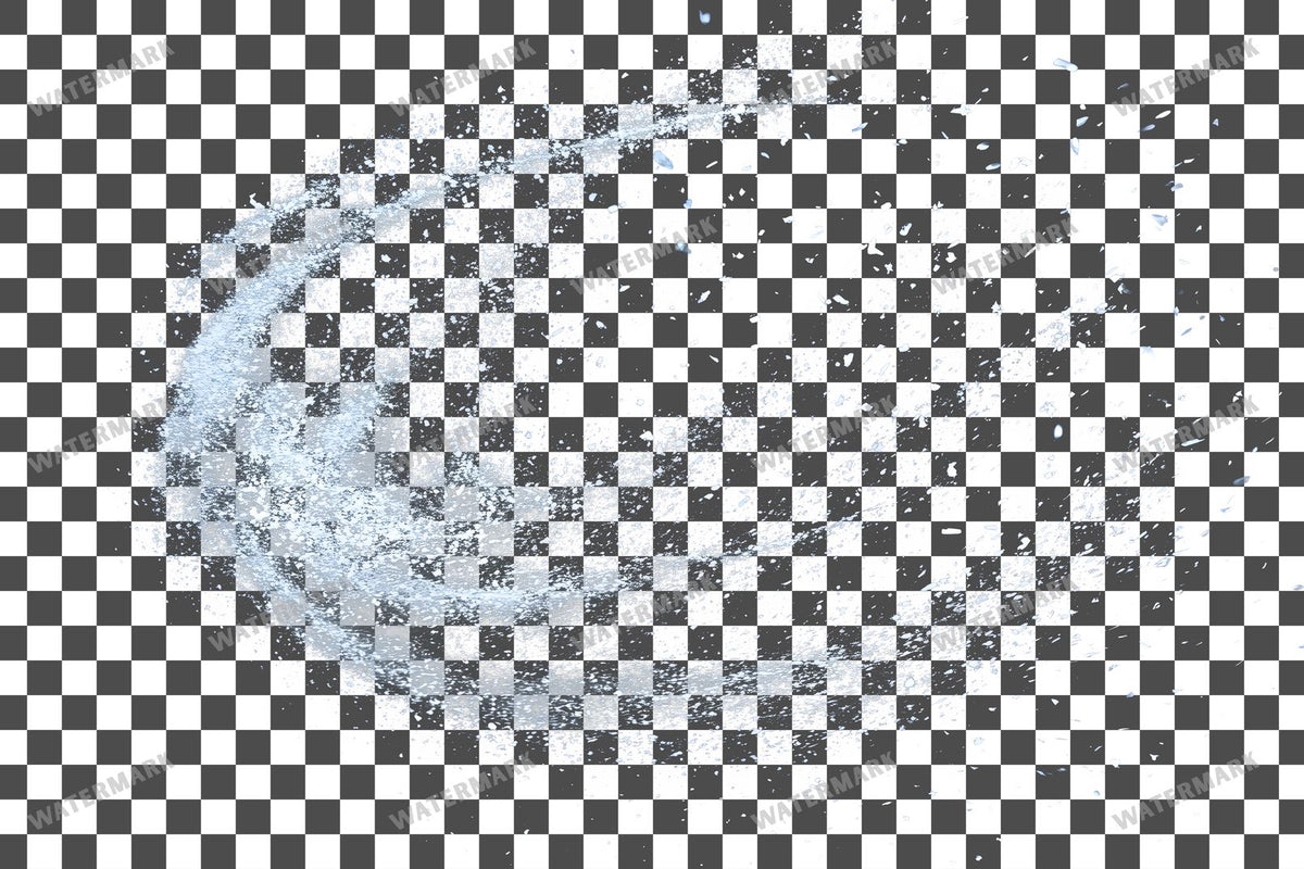 Snowflake Flurry Overlay Swirling Flakes