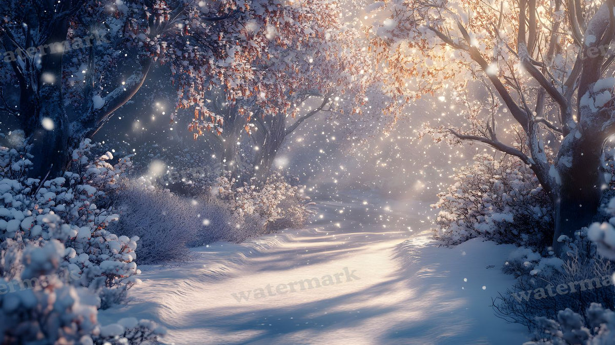 Winter Snow Backdrop Images