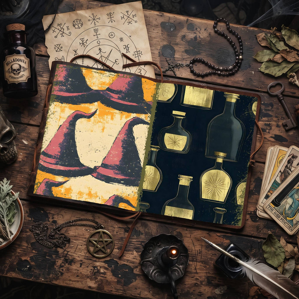 Witch printable junk journal paper, page preview 60