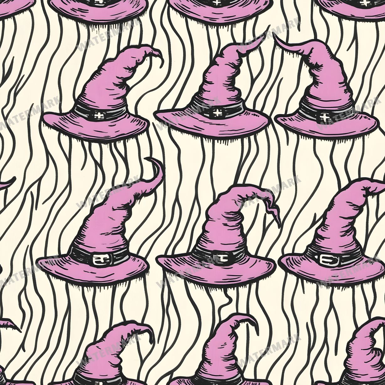 Witchcraft Seamless Pattern