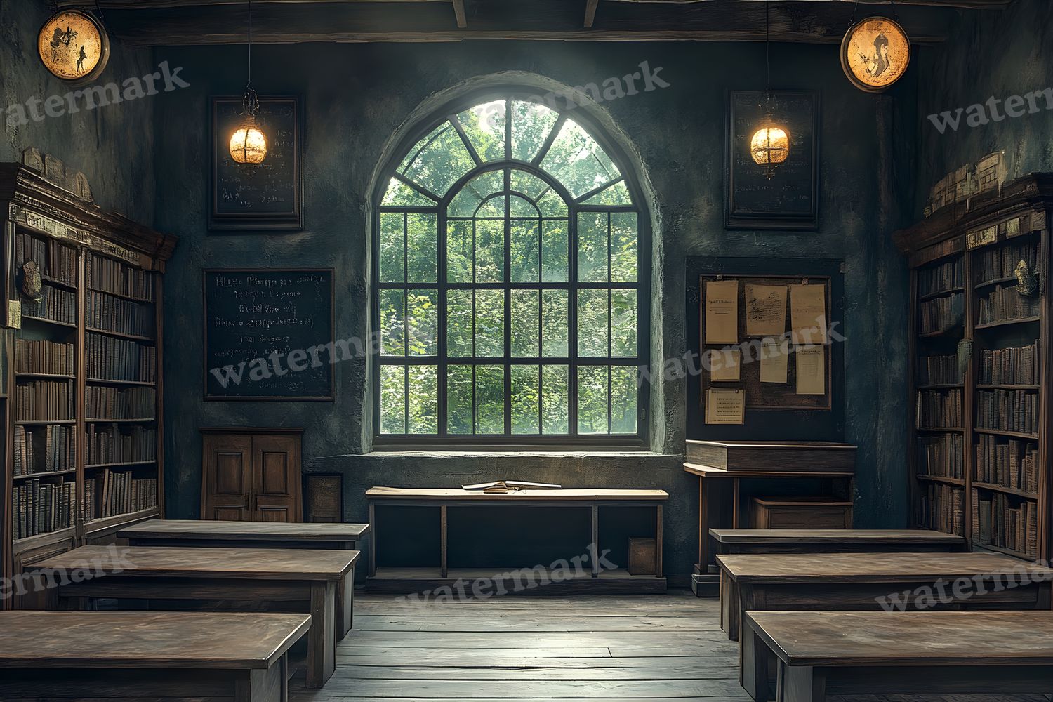 Wizarding Classroom Backdrop Images